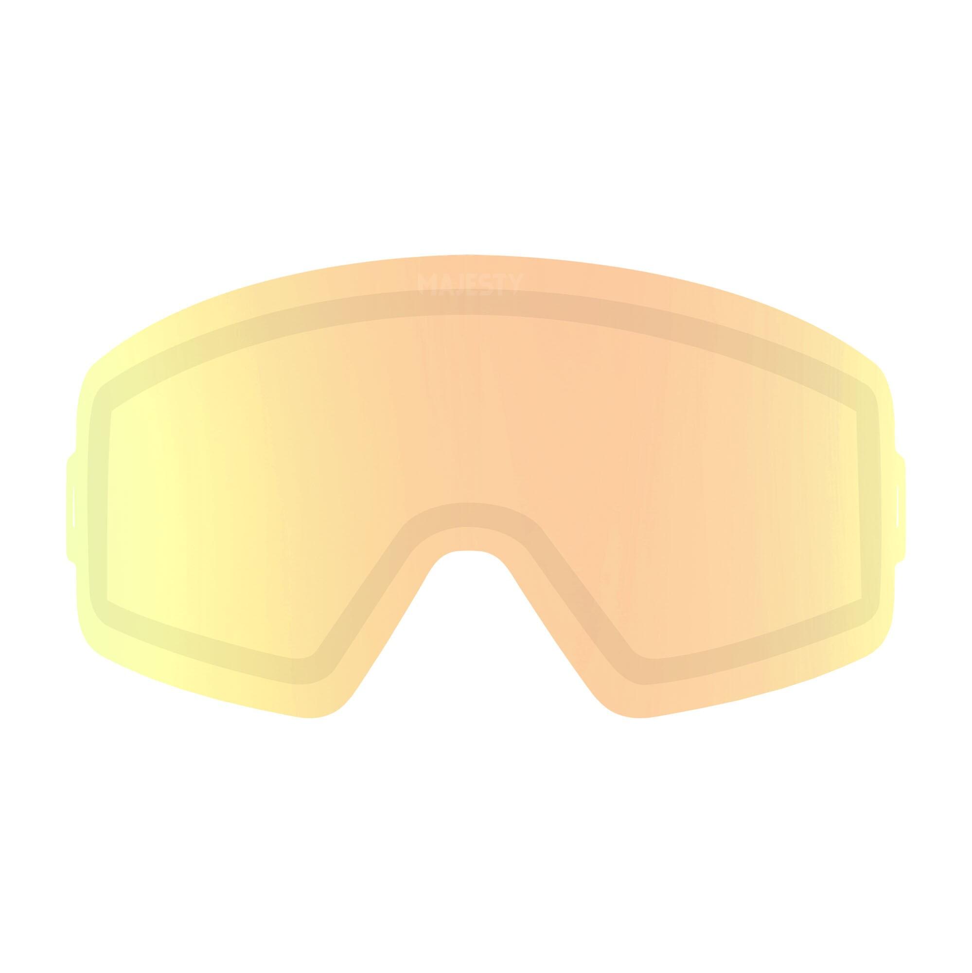 Gogle MAJESTY Transition Snow goggles black/black/Citrine + fire opal lens 7/7