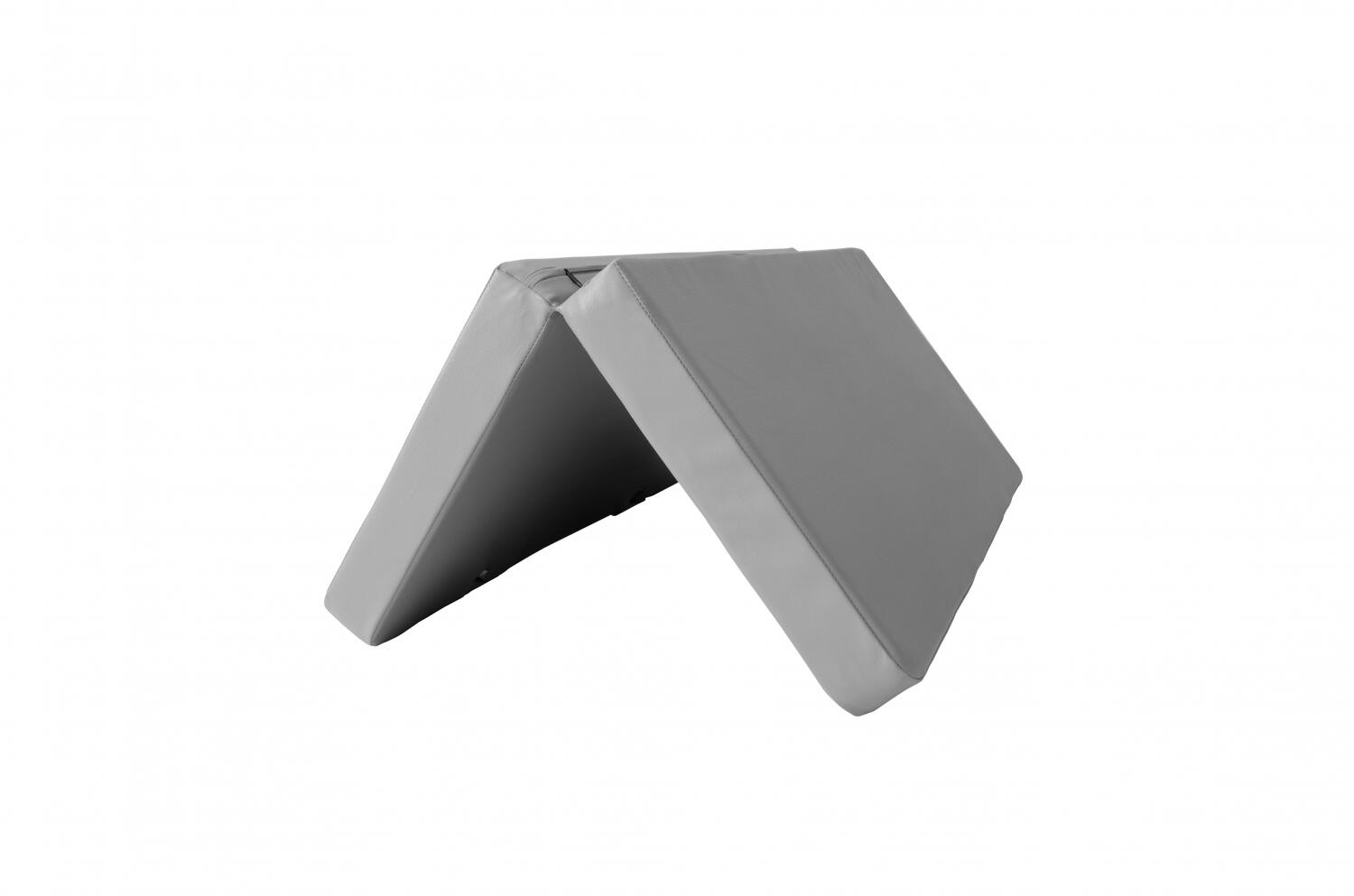 materac gimnastyczny Gamma 100x100x8 dwuczęściowy szary 2/6