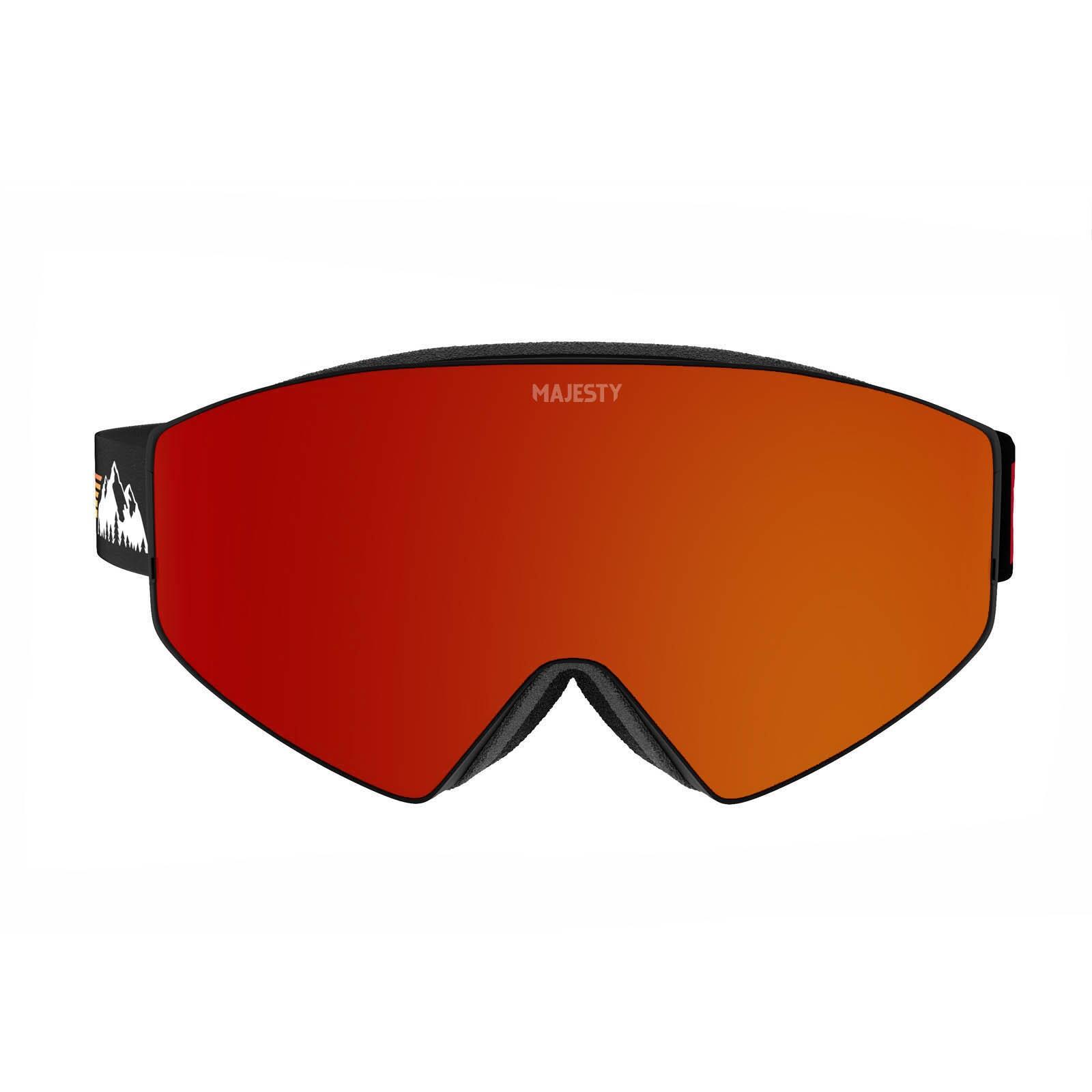 Gogle MAJESTY Transition Snow goggles black/black/Citrine + fire opal lens 2/7
