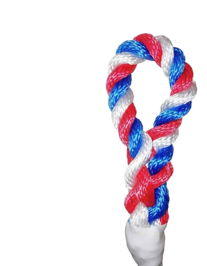 corde de gymnastique avec nœuds de couleur 4/4