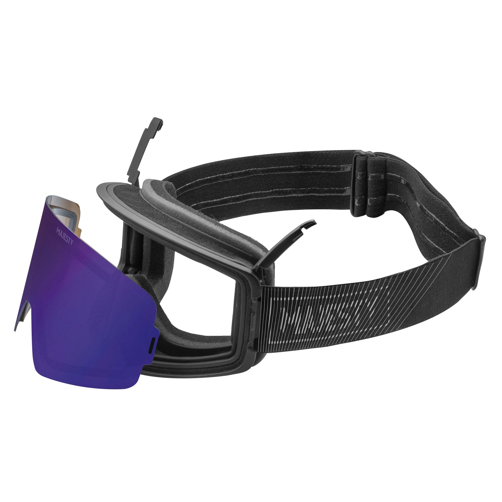 Gogle MAJESTY Transition Snow goggles black/black/Citrine + Ultraviolet lens 6/7
