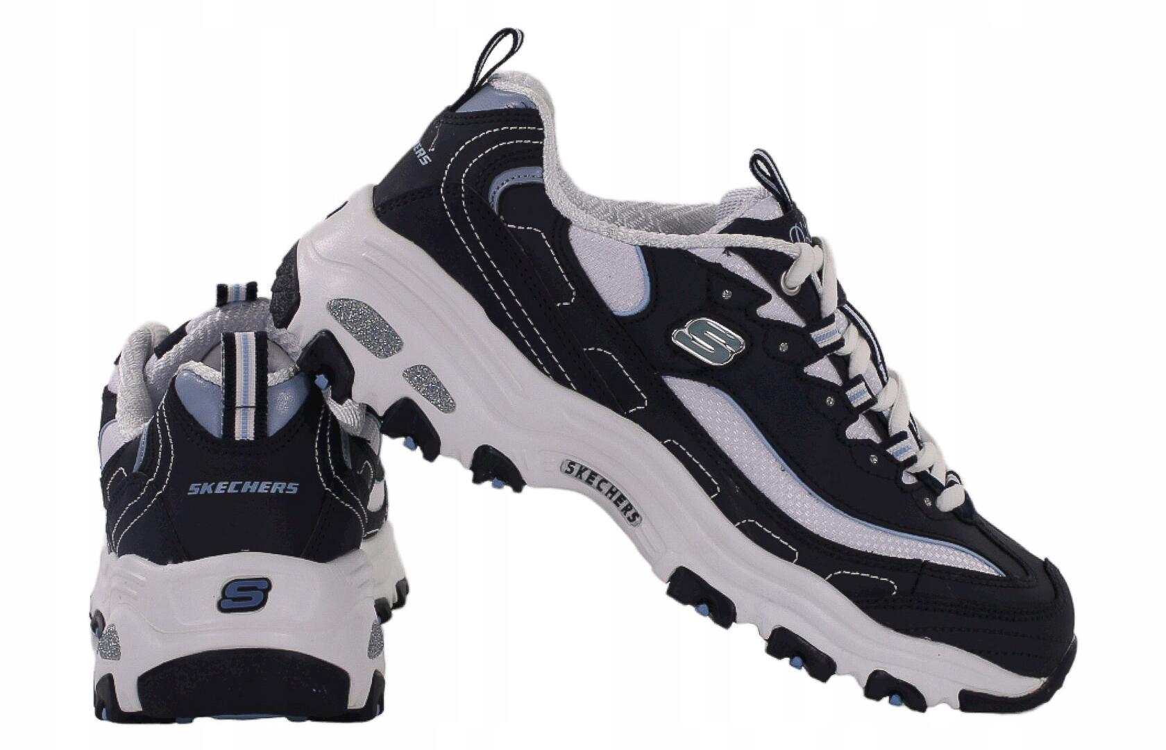 Buty na co dzień damskie SKECHERS DLITES BIGGEST 3/4