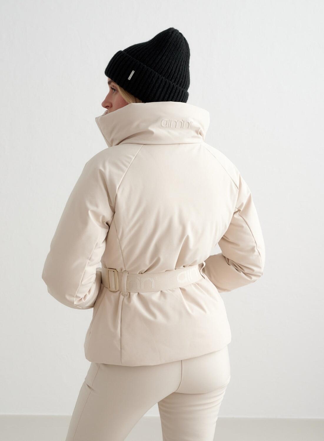 Dames Ski- en Snowboardjas Waterdicht Verbier Crème 2/7