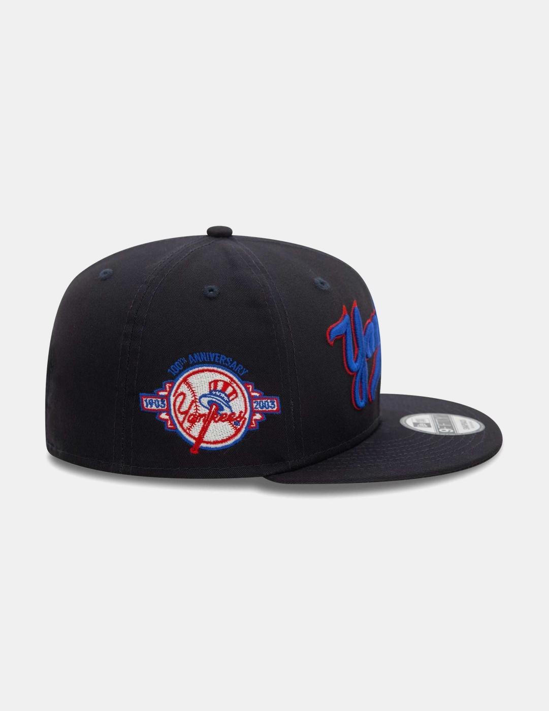 Accessoires de tête New era Wordmark patch 950 neyyanco Marine 6/6