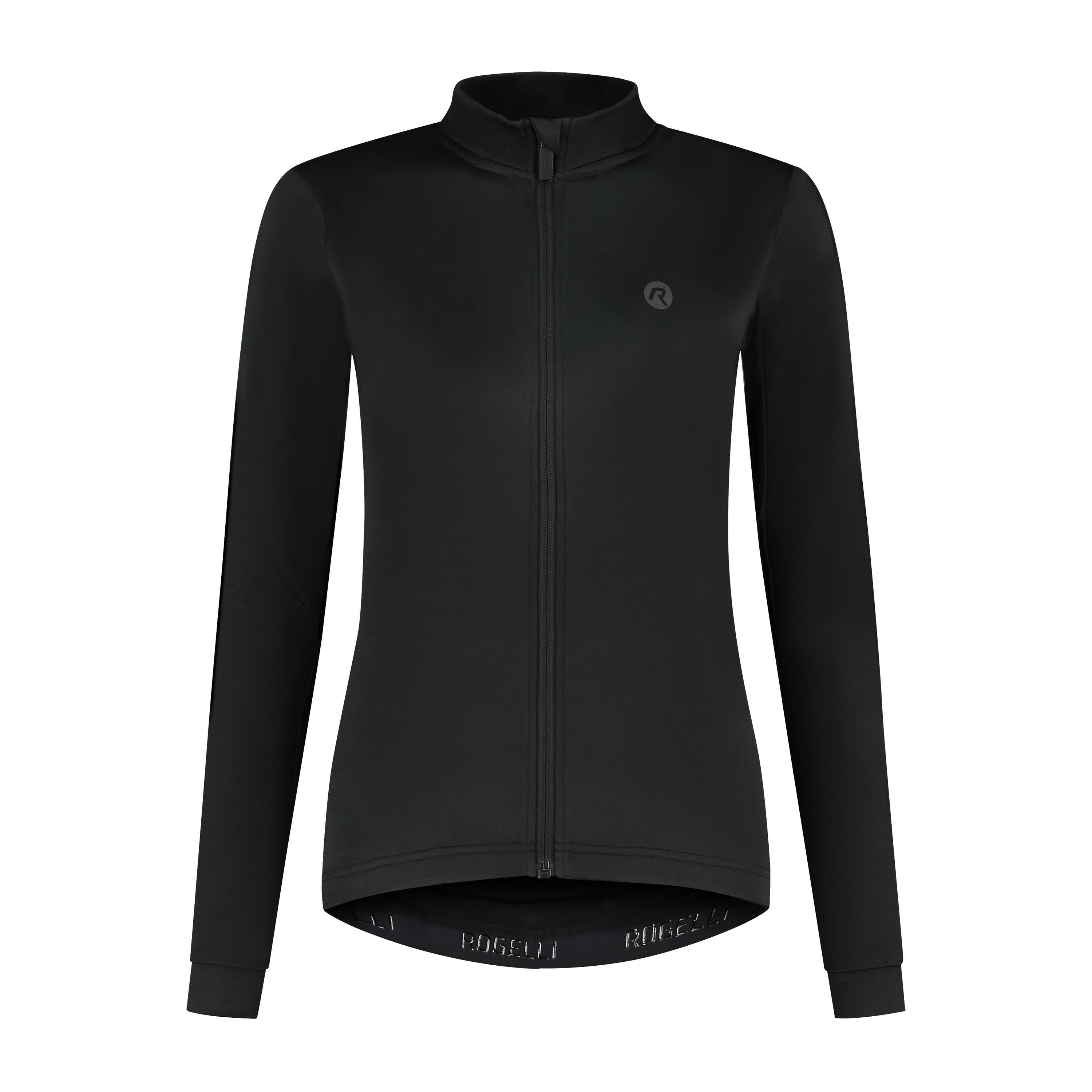 Rogelli - Maillot Manches Longues Velo Femme - Core - Maillot Manches Longues - Noir - 52 2xl - Decathlon