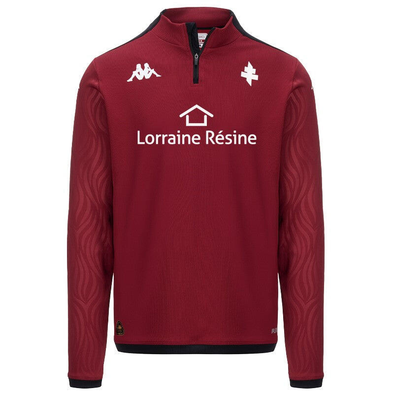 Kappa - Sweatshirt Ablas Pro 8 Garçon Fc Metz 24/25 - Sweat-shirt - Noir|rouge -  6 À 8 Ans - Decathlon