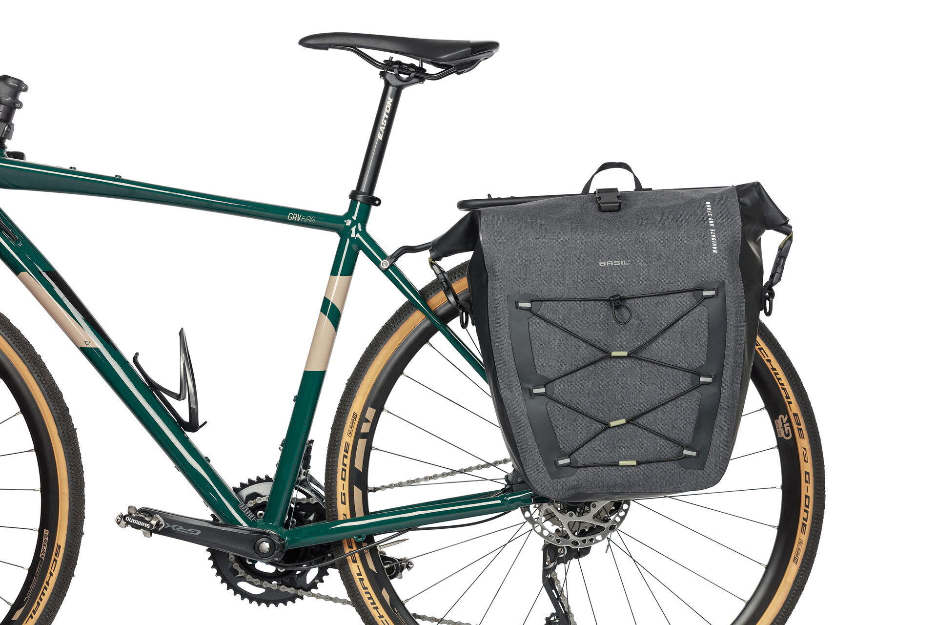 Sacoche individuelle pour vélo Navigator Storm L, grise 6/7