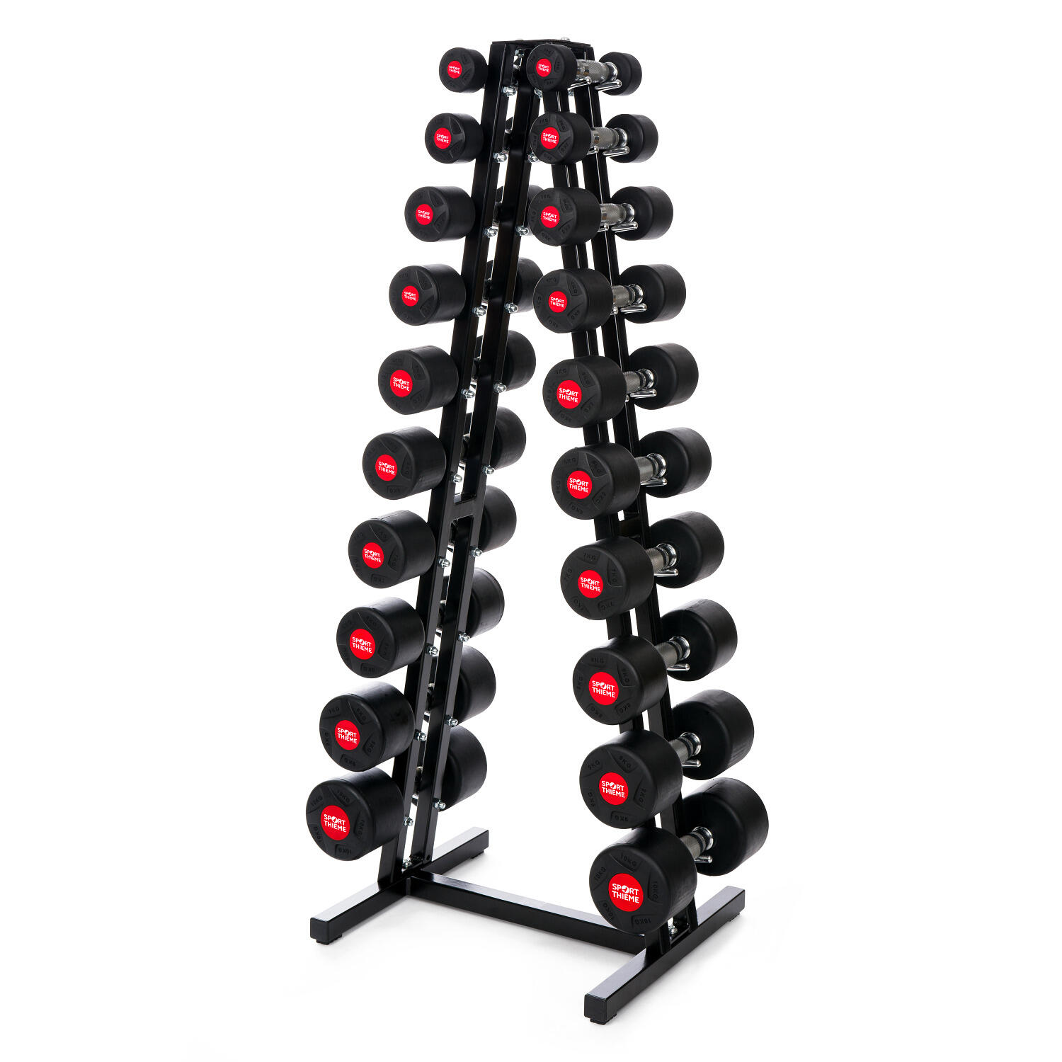 Supporto per manubri Per manubri cromati e compatti in gomma Gewichtheben Unisex 5/5