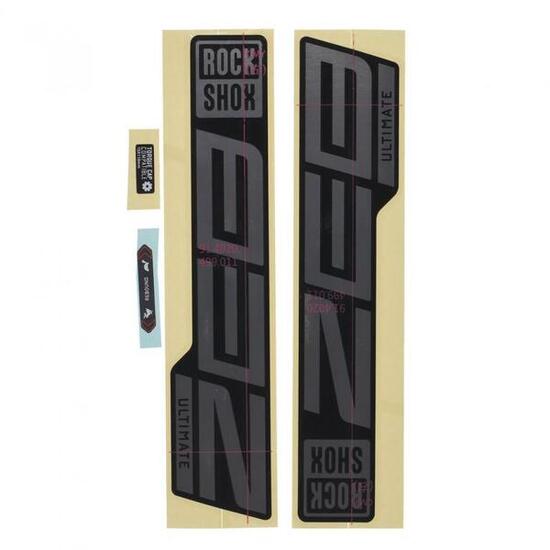 Kit di adesivi forcella Rockshox Zeb Ult 27/29 Gloss Polar Foil High