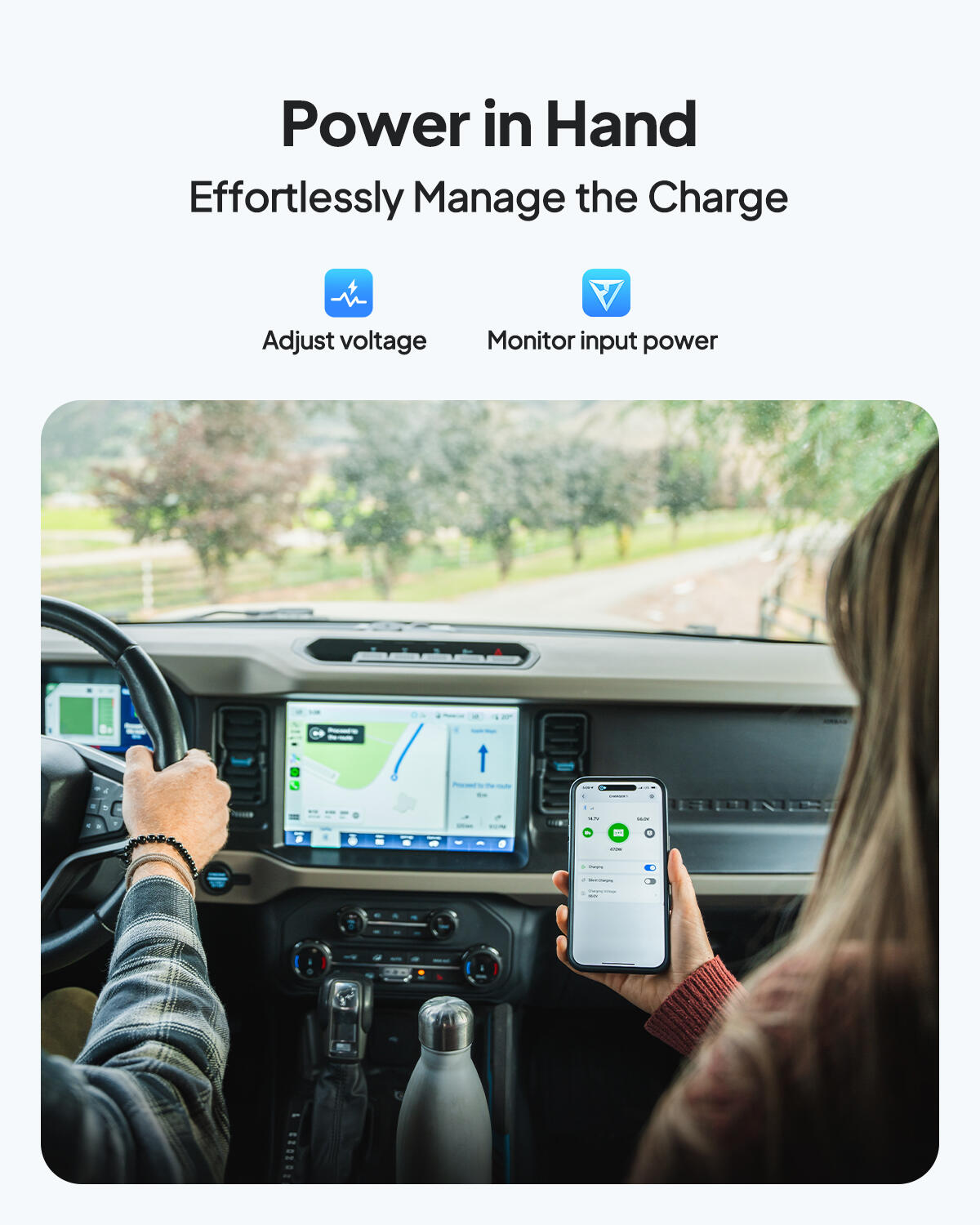 Charger 1, 560W carregador para power station em movimento com controlo App 6/7