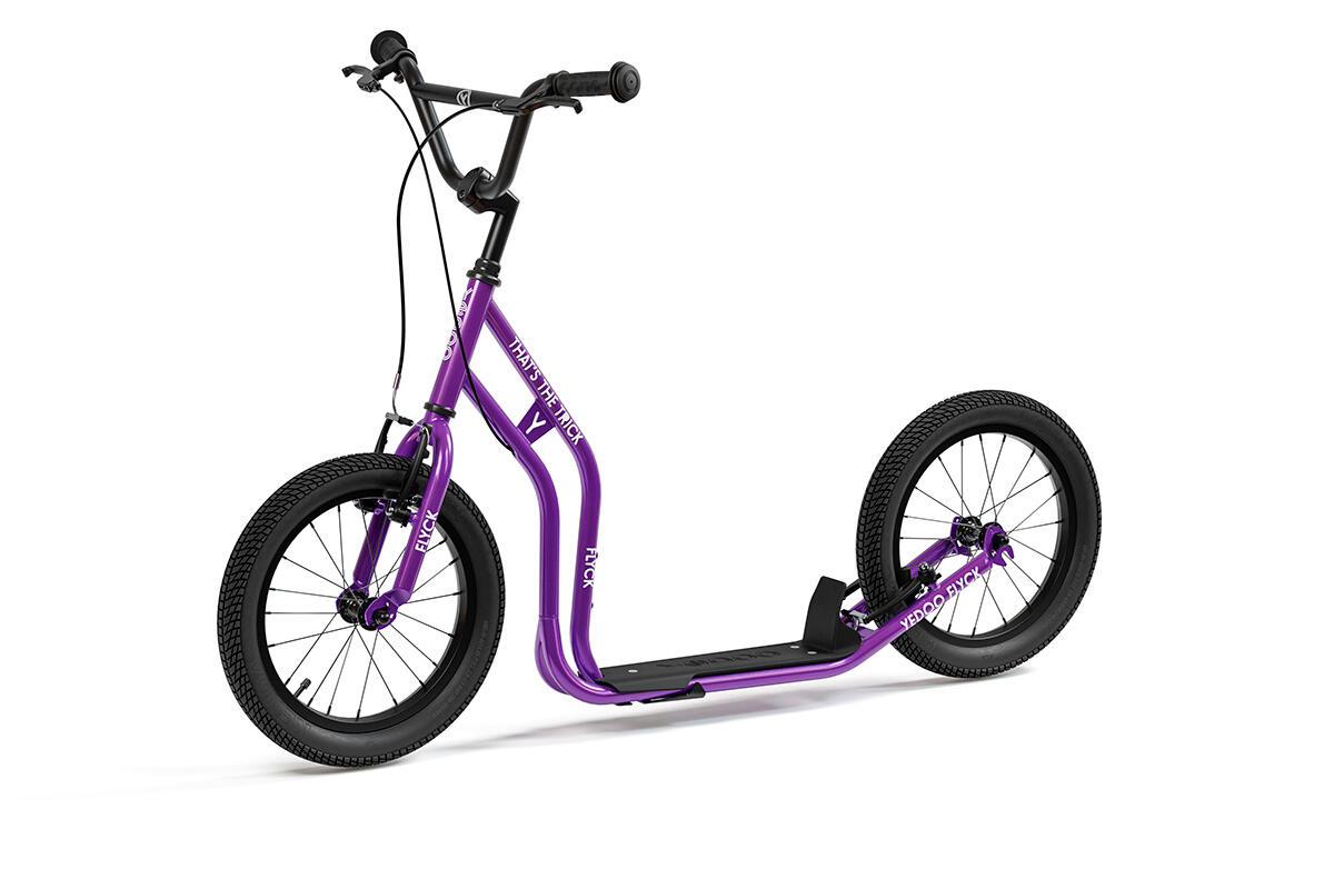 YEDOO Scooter mit Lufträder  Flyck RunRun  Purple