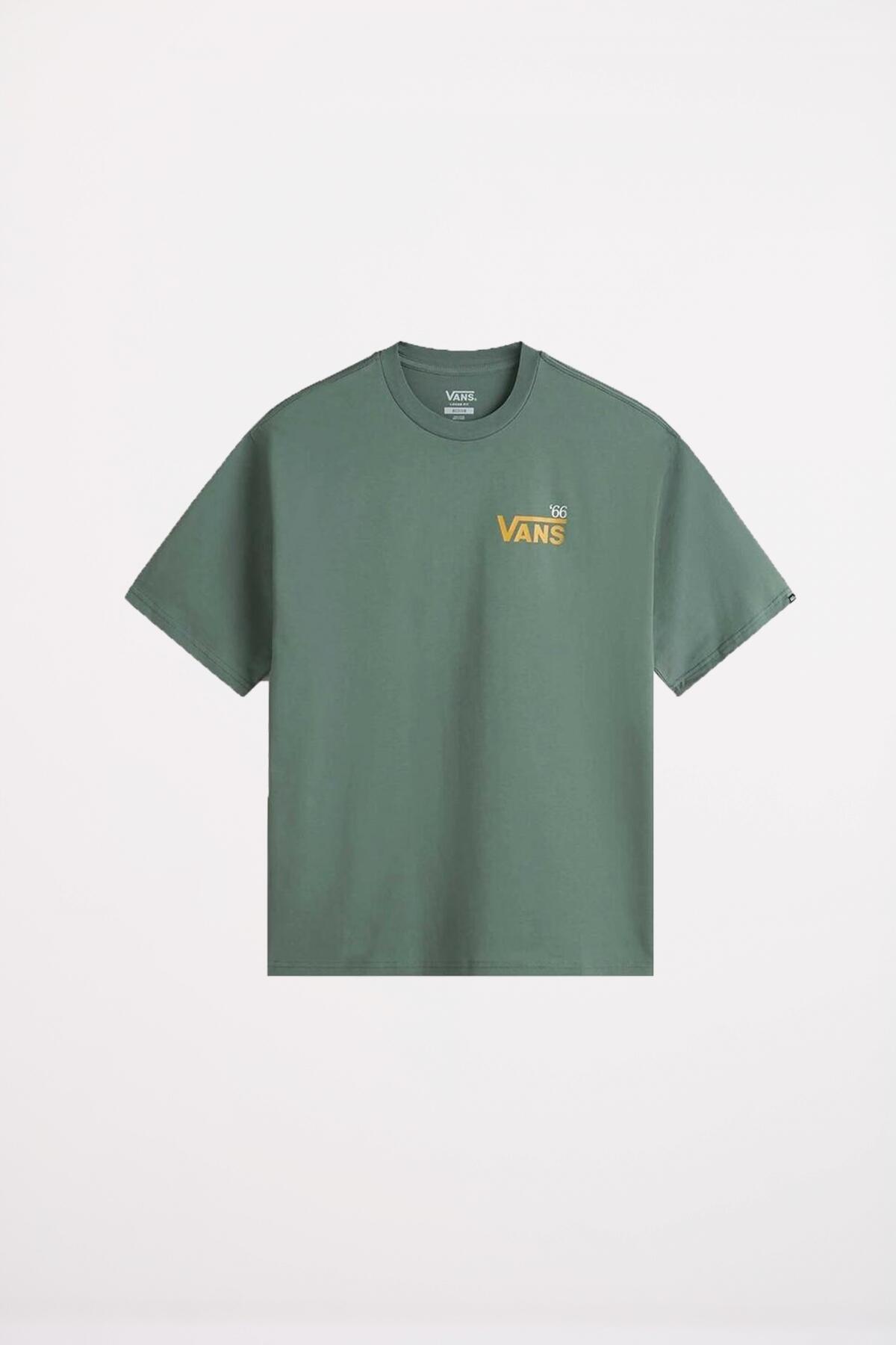 Camiseta Vans Modelo Posted Ss Cor Verde 5/5