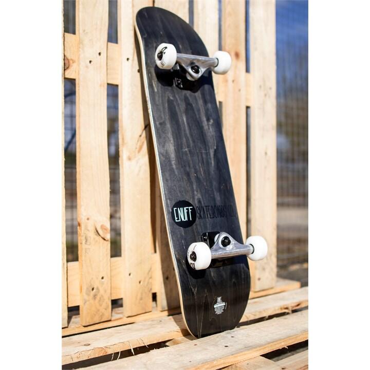 Enuff Logo Stain 7.75"x31.5" Schwarzes Skateboard 2/5