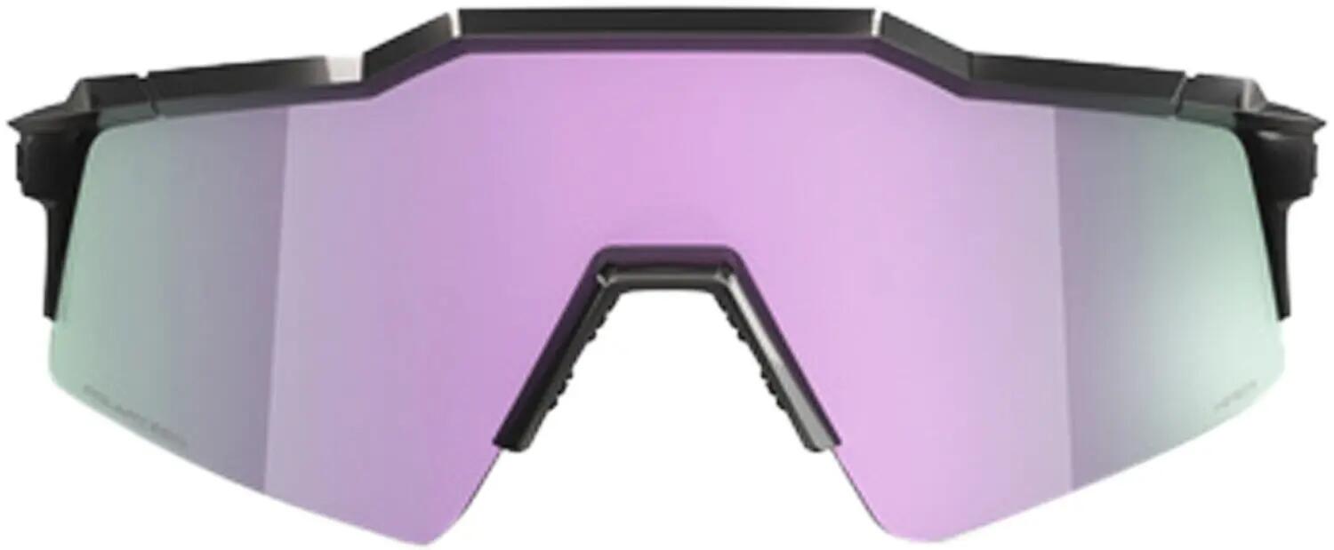 Gafas 100% Speedcraft Polished Black con lentes polarizadas HiPER de color lavan 2/4