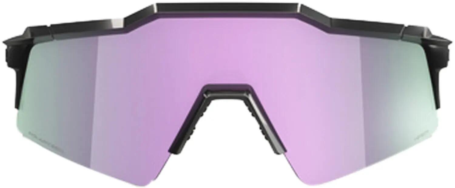 Occhiali da sole 100% Speedcraft SL Polished Black HiPER Polarized Lavender Mirr 2/4