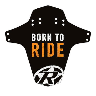 Born to Ride Mudfender - Schwarz/Foxorange