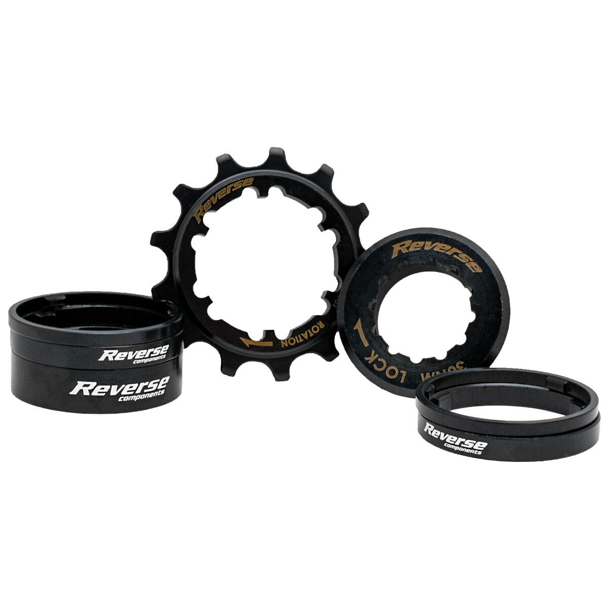 REVERSE Kit Microspline a velocità singola 14 denti - Nero