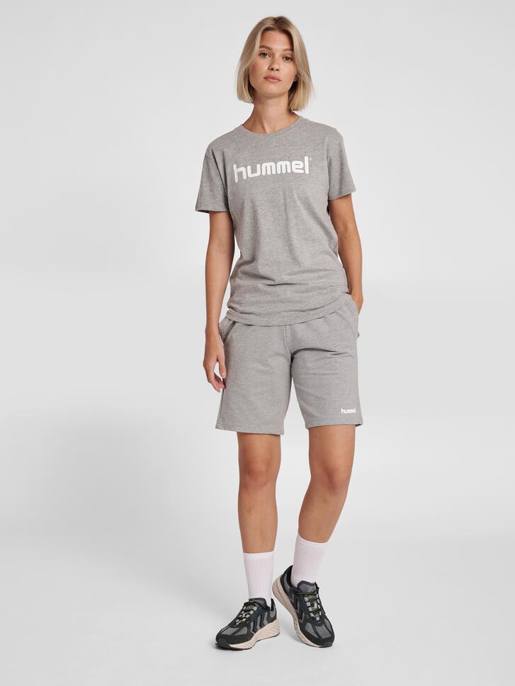 Koszulka sportowa z krótkim rękawem damska Hummel Cotton Logo