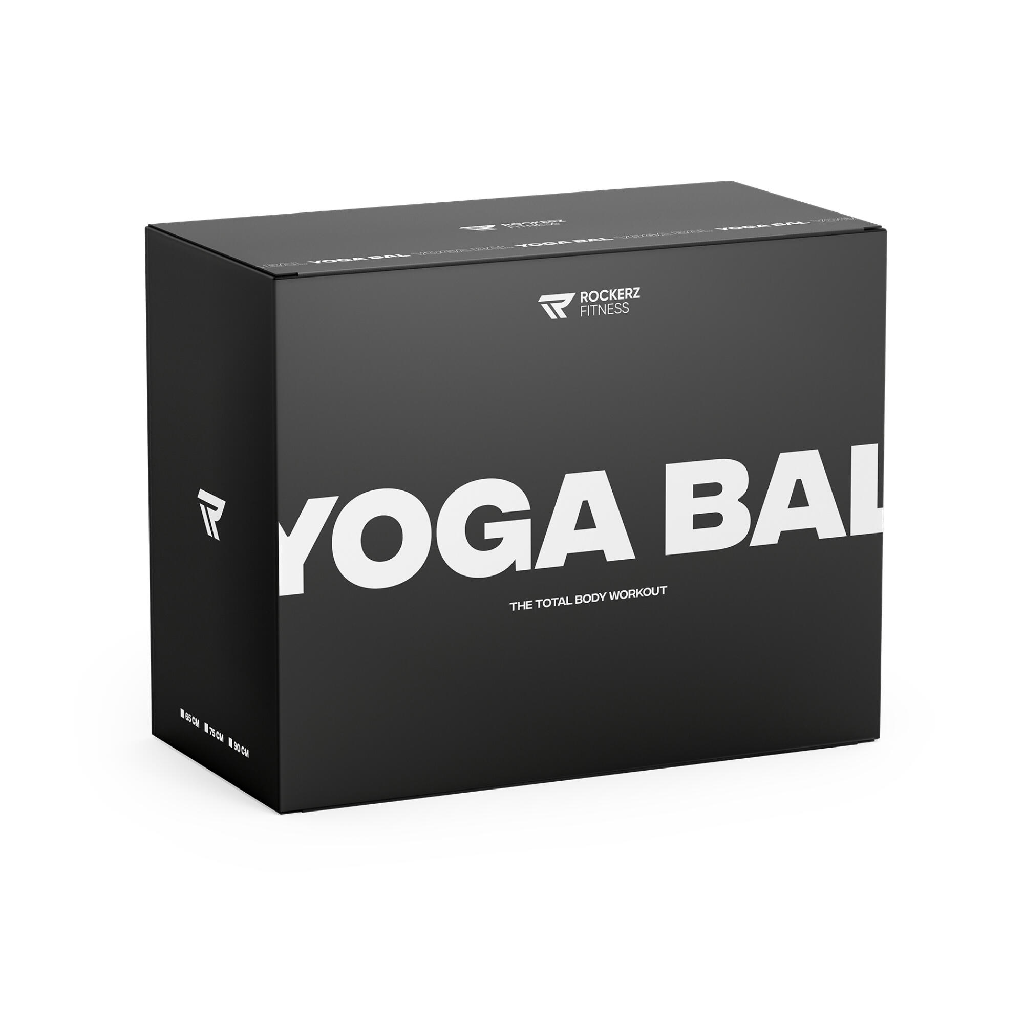 Ballon de fitness - Ballon de yoga - 65 cm - couleur: vert olive 7/8