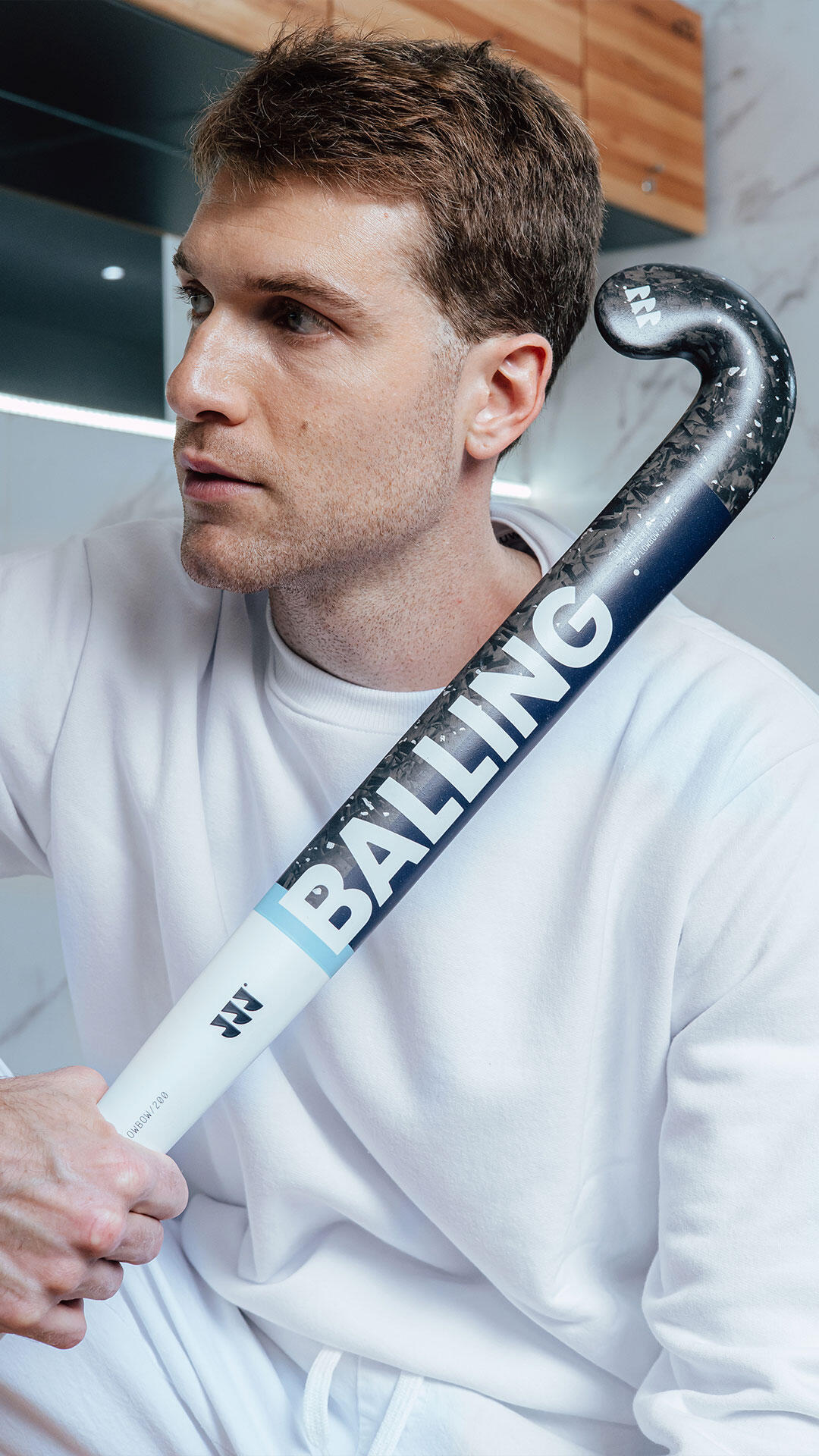 Crosse Hockey Sur Gazon Power 95 Lowbow Céleste 36.5" 5/7