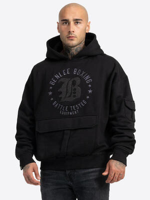 Benlee heren sweater met oversized capuchon mitchell