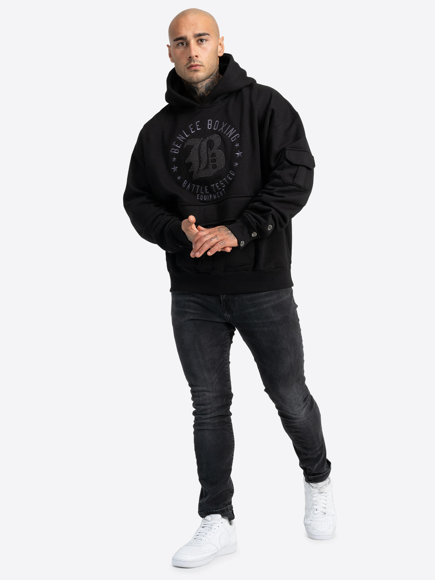 BENLEE Heren sweater met oversized capuchon MITCHELL 4/6
