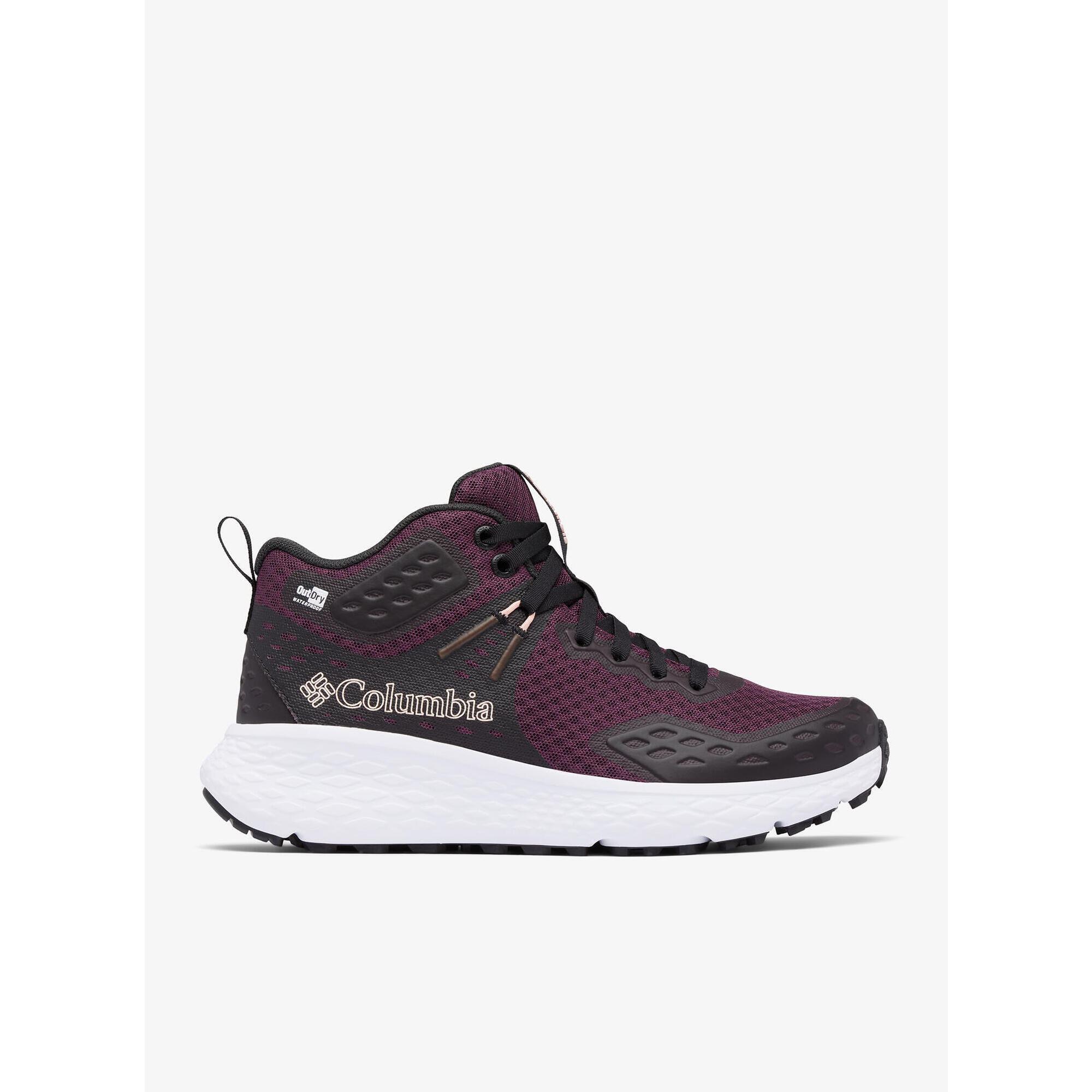 Columbia - Chaussures Multisports Pour Femmes Konos Trs Outdry Mid - Baskets - Noir|rouge|violet - 37 - Decathlon