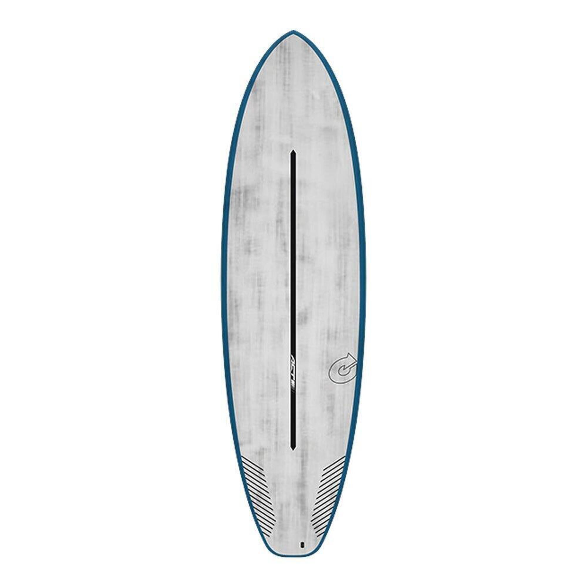 Torq - Big Boy Act - Planche De Surf Funboard 6'10 - Planche De Surf - Bleu|gris - Taille Unique - Decathlon
