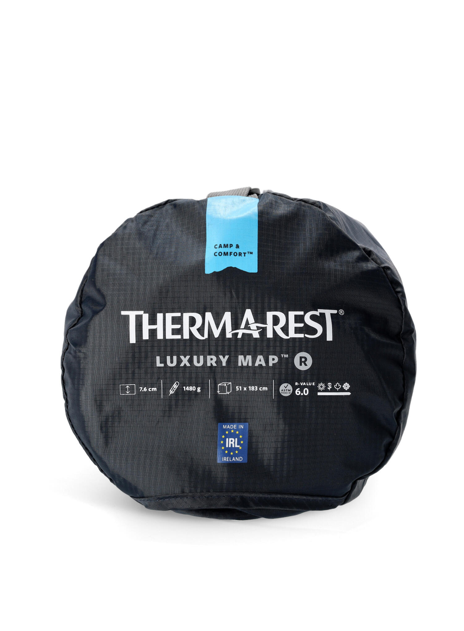 Isomatte Luxury Map poseidon blue R 5/6