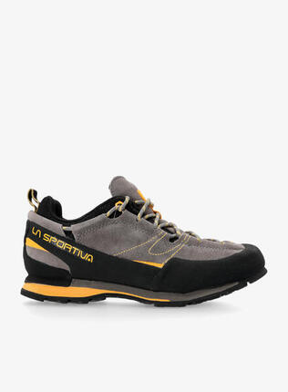 Chaussures d'approche La Sportiva Boulder X gris/jaune semelle Vibram Idrogrip