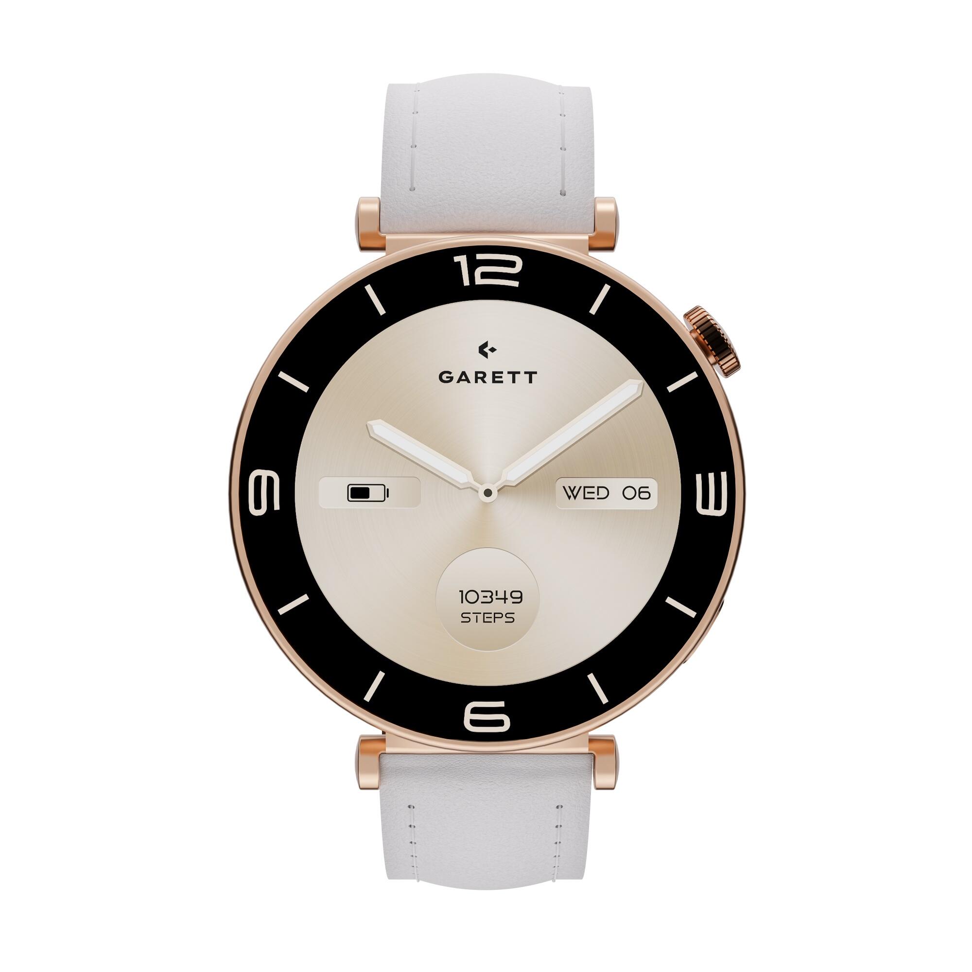 Smartwatch Garett Rose różowe złoto stalowy 7/7