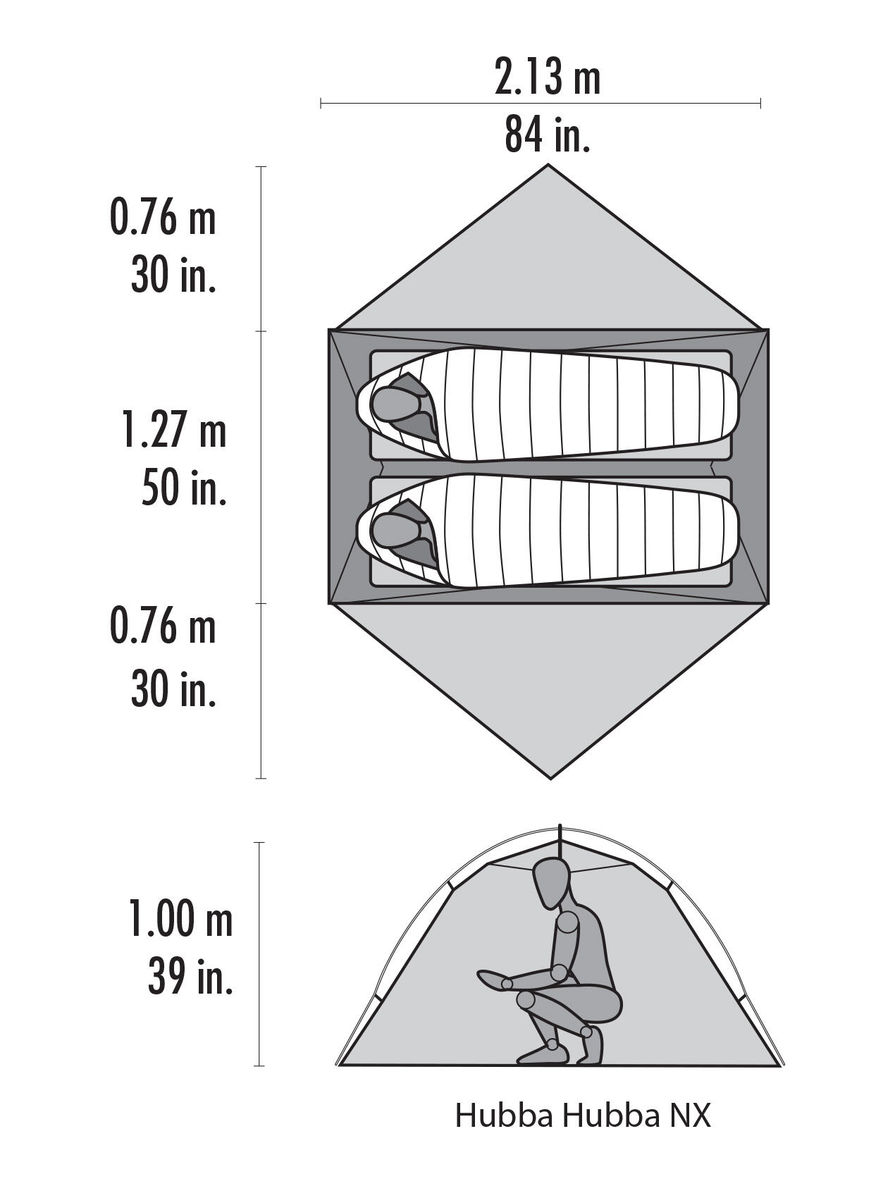 Tente de Randonnée MSR "Hubba Hubba NX" 2/7