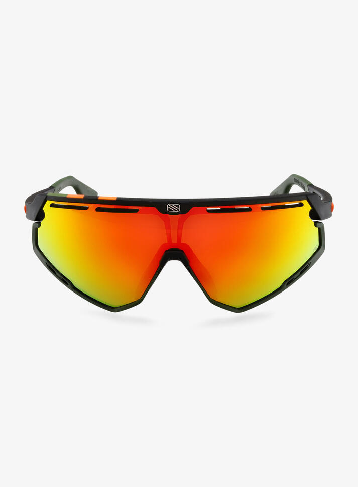 Okulary rowerowe Rudy Project Defender - black matte - multilaser orng