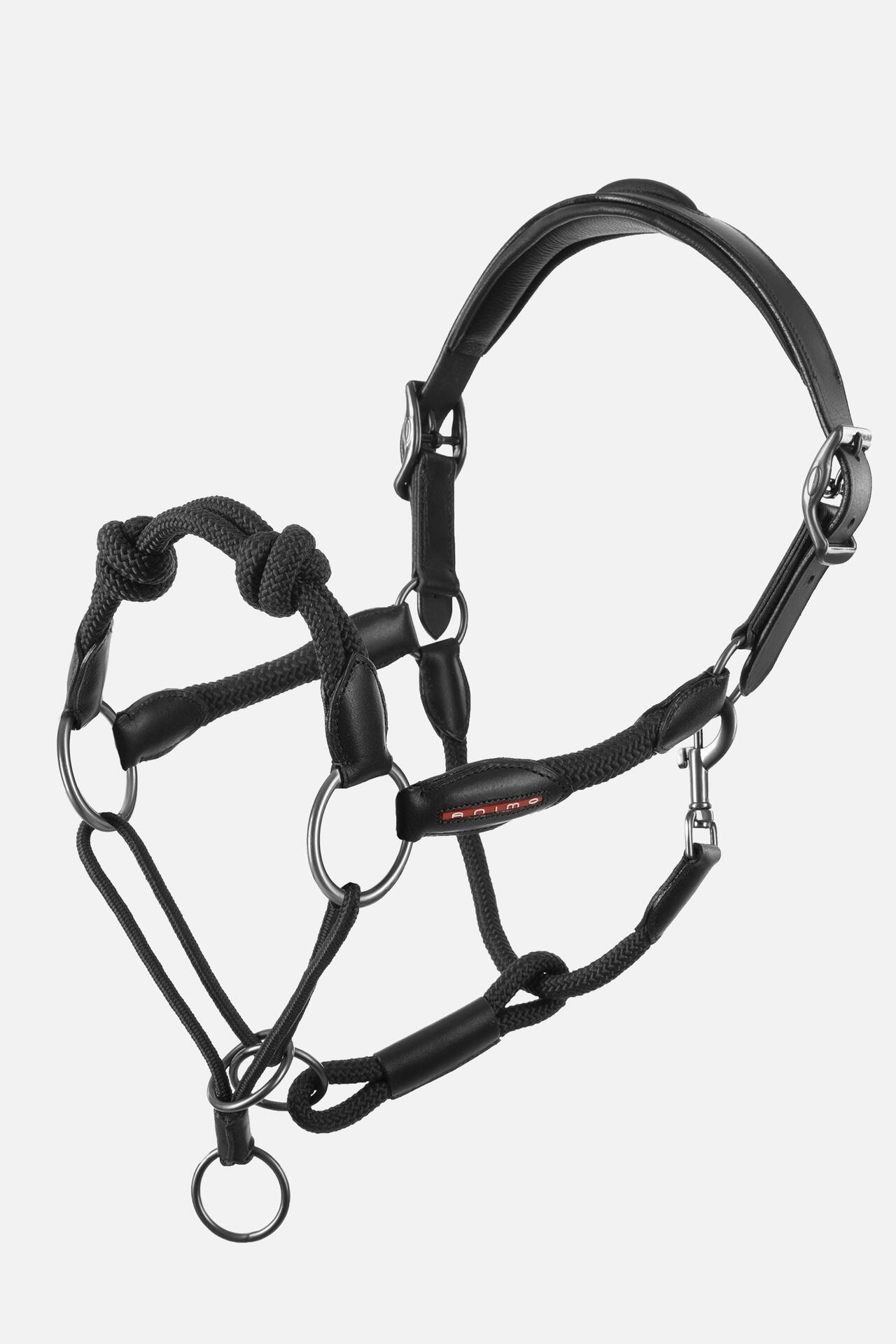 ANIMO ITALIA Animo Utena Controle Halster Zwart -