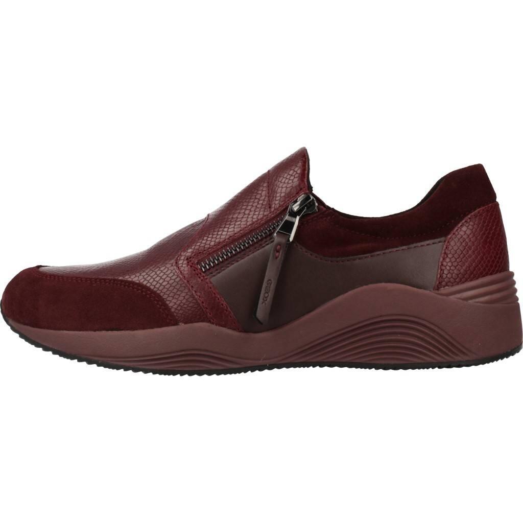 Baskets Geox Modèle D Omaya Couleur Bordeaux 2/5