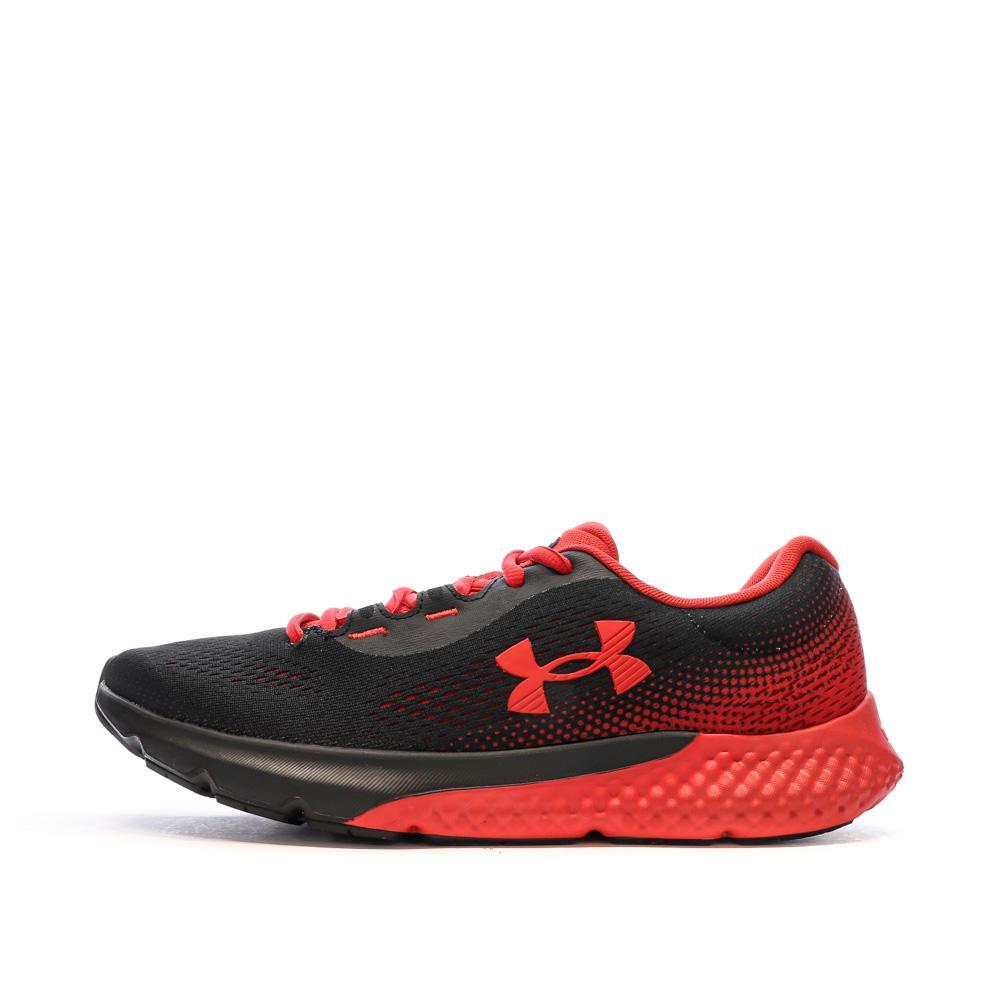 Men's Under Armour Charged Rogue 4 Running Shoes - Black/Red
