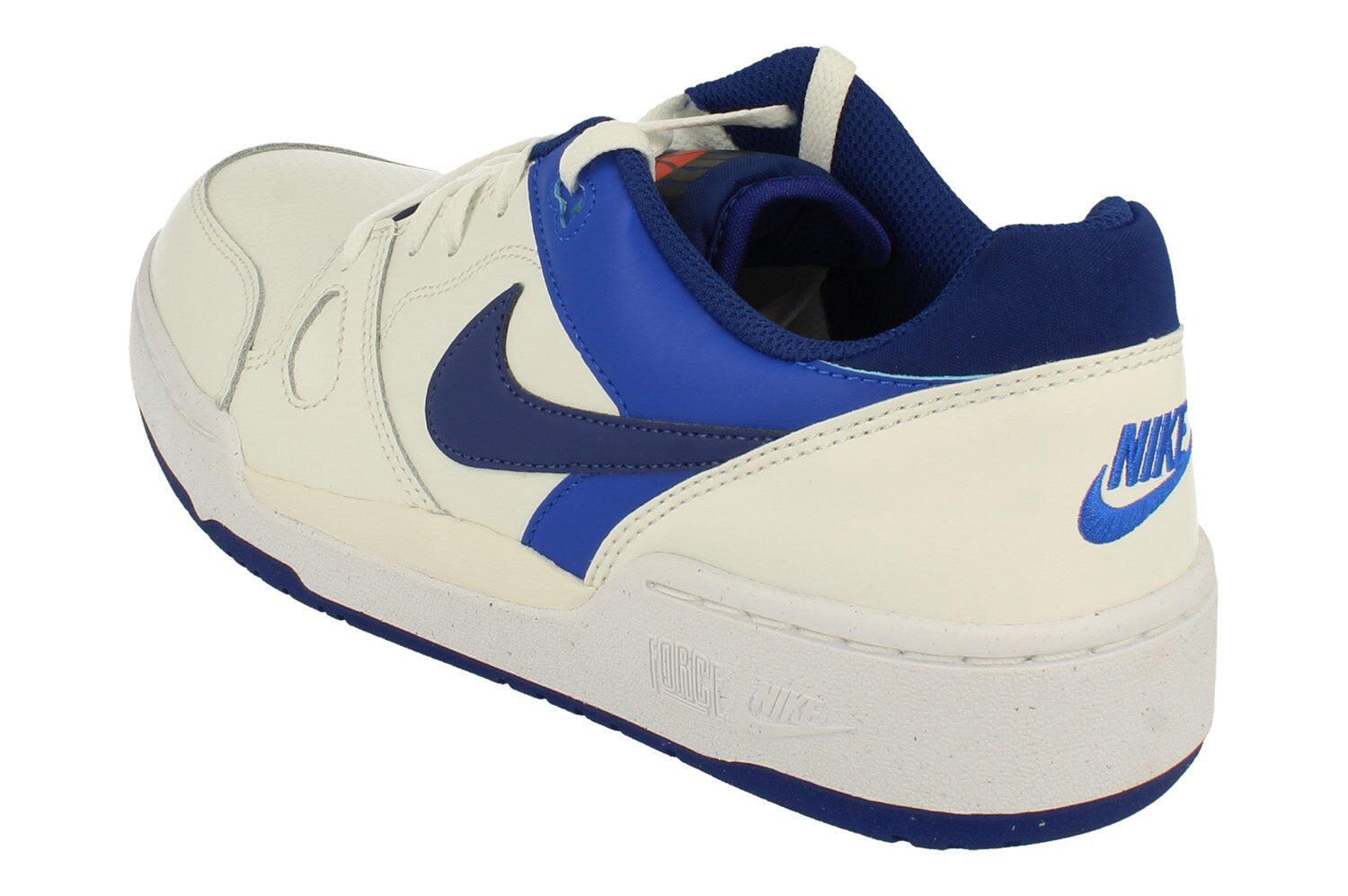 Heren Full Force Leather Lage Sportschoenen (Royaal Blauw) 2/5