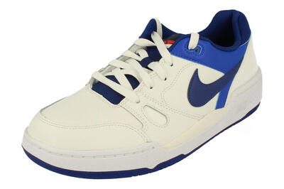 Scarpe Sportive Pelle BassoUomo Nike Full Force Blu Reale Bianco