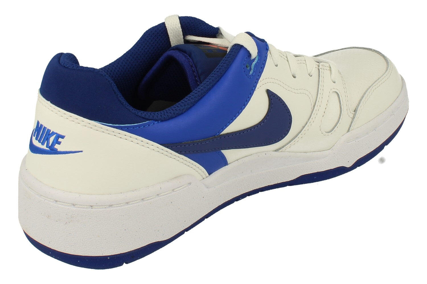 Heren Full Force Leather Lage Sportschoenen (Royaal Blauw) 3/5