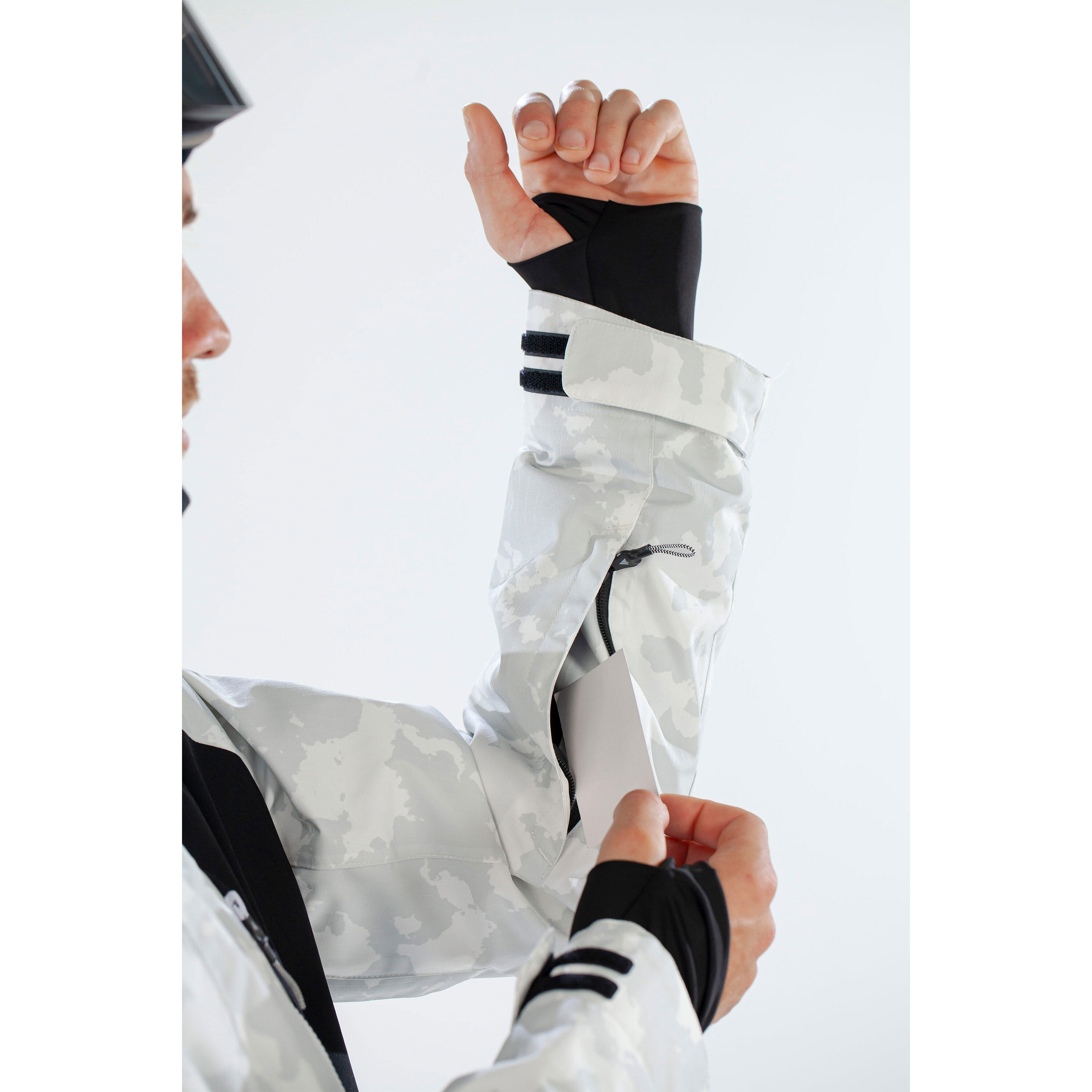 Orion Map Ski Jacket White 4/7