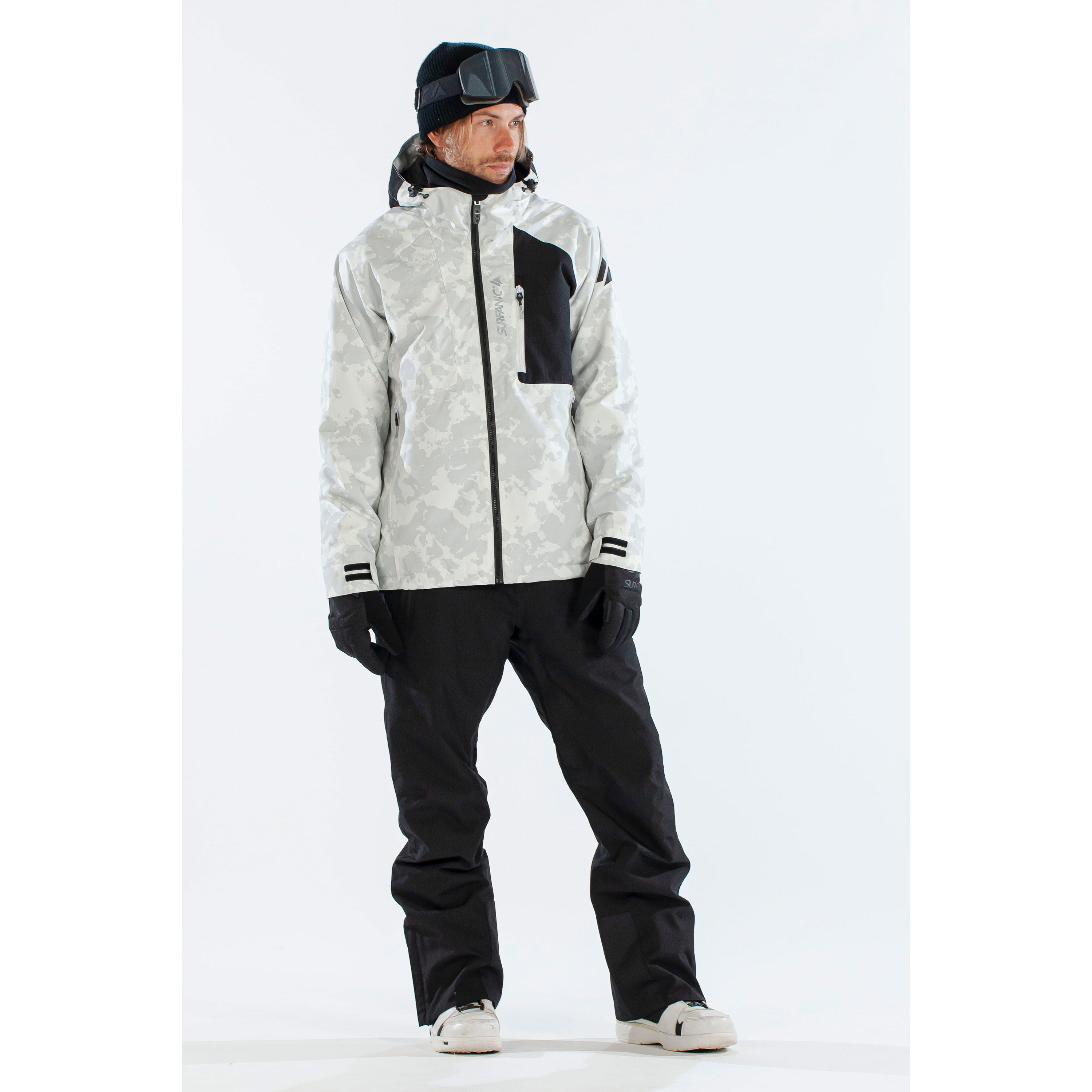 Orion Map Ski Jacket White 2/7