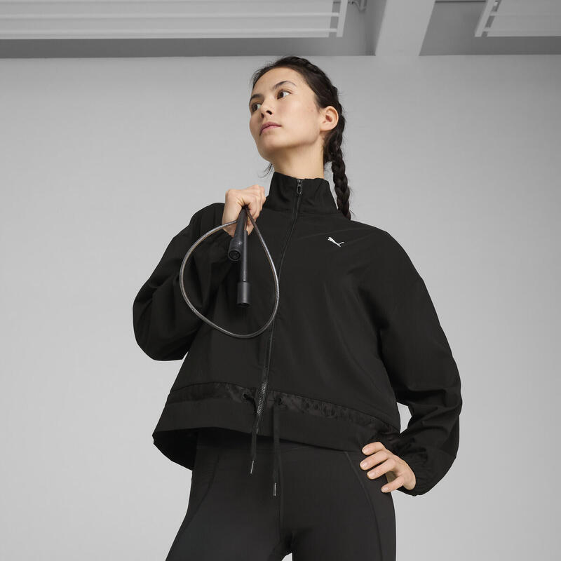 LACE Woven Jacket Women PUMA Black