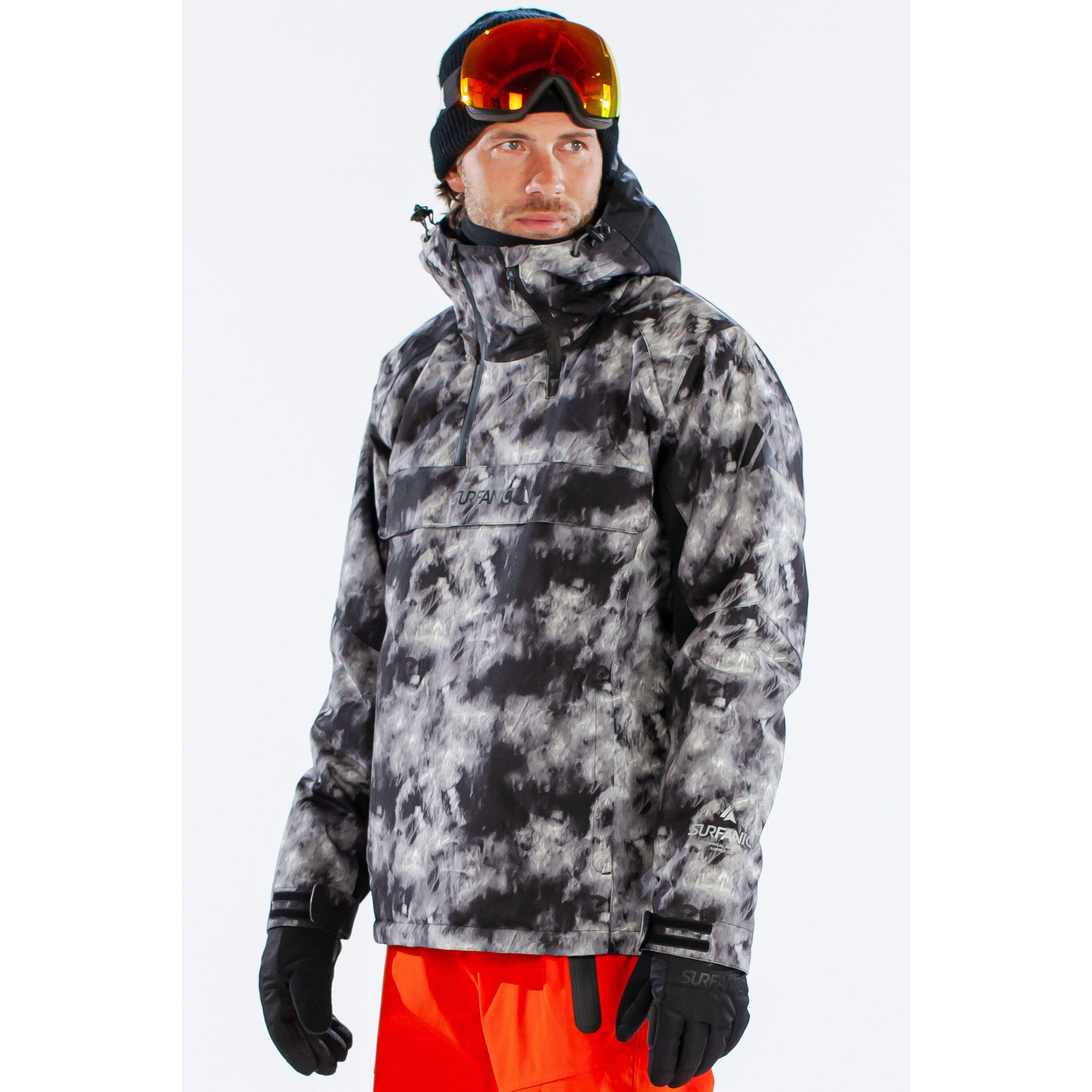 SURFANIC Whiteroom Frostbite Ski Jacket Black