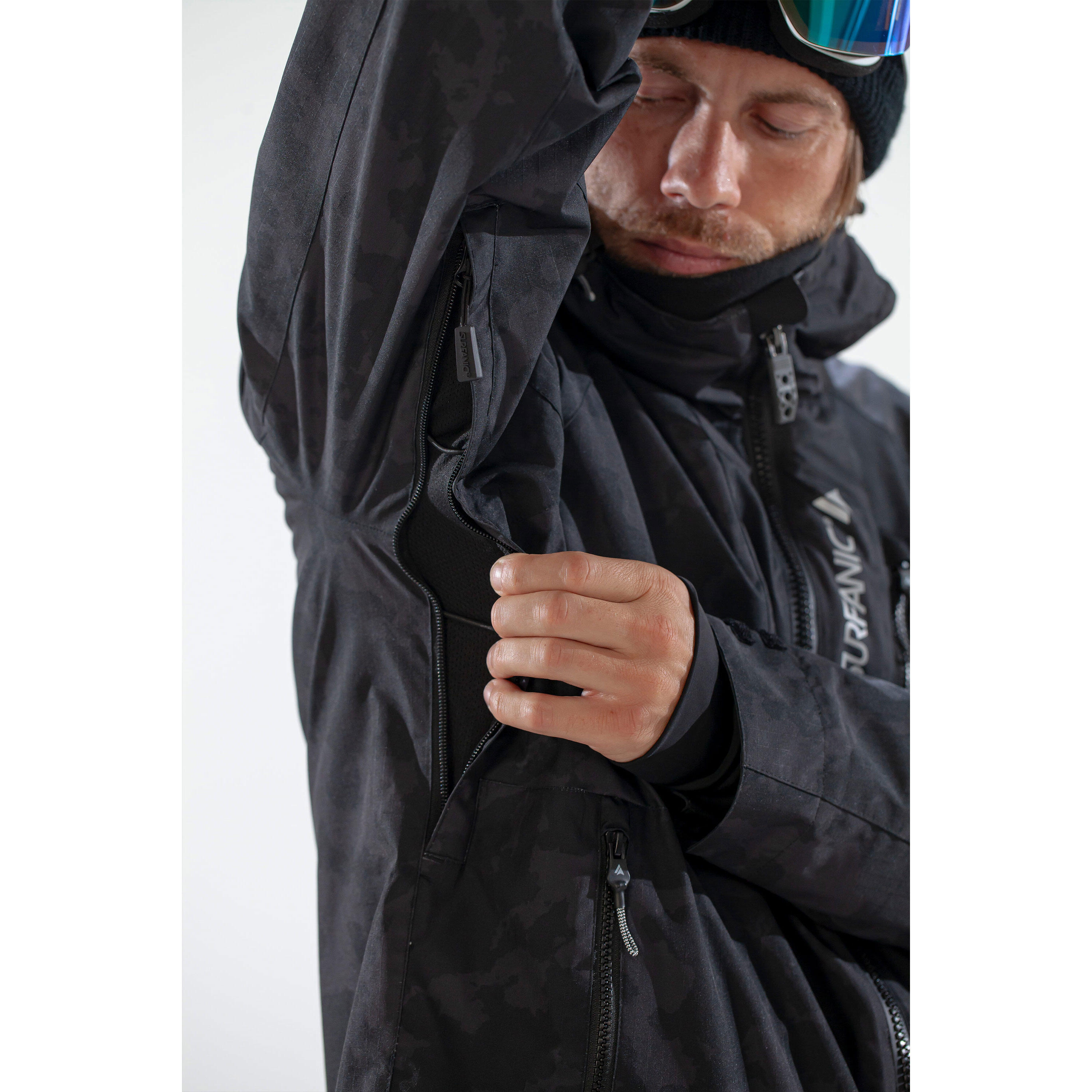 Orion Map Ski Jacket Black 7/7