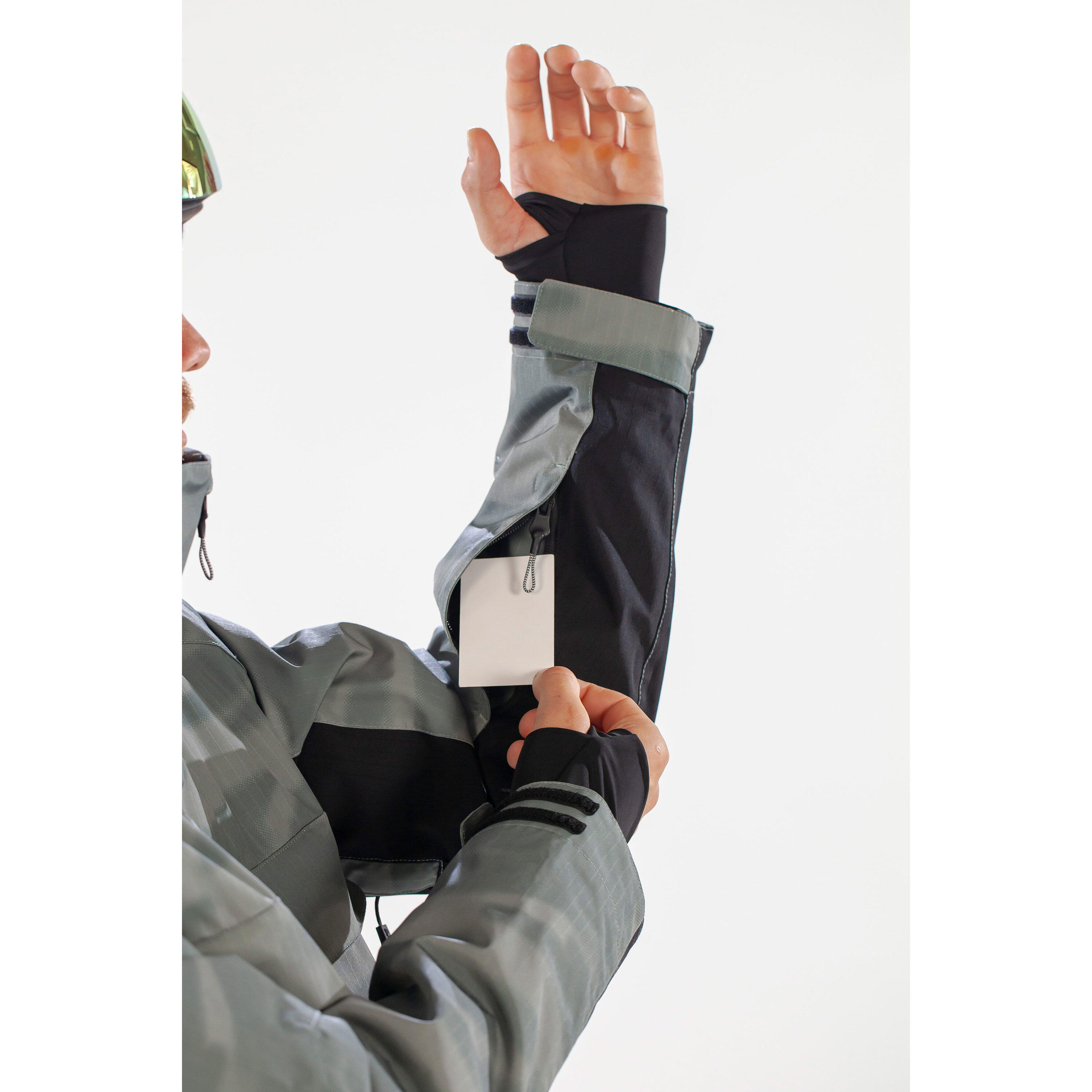 Whiteroom Blurred Camo Ski Jacket Khaki 4/7