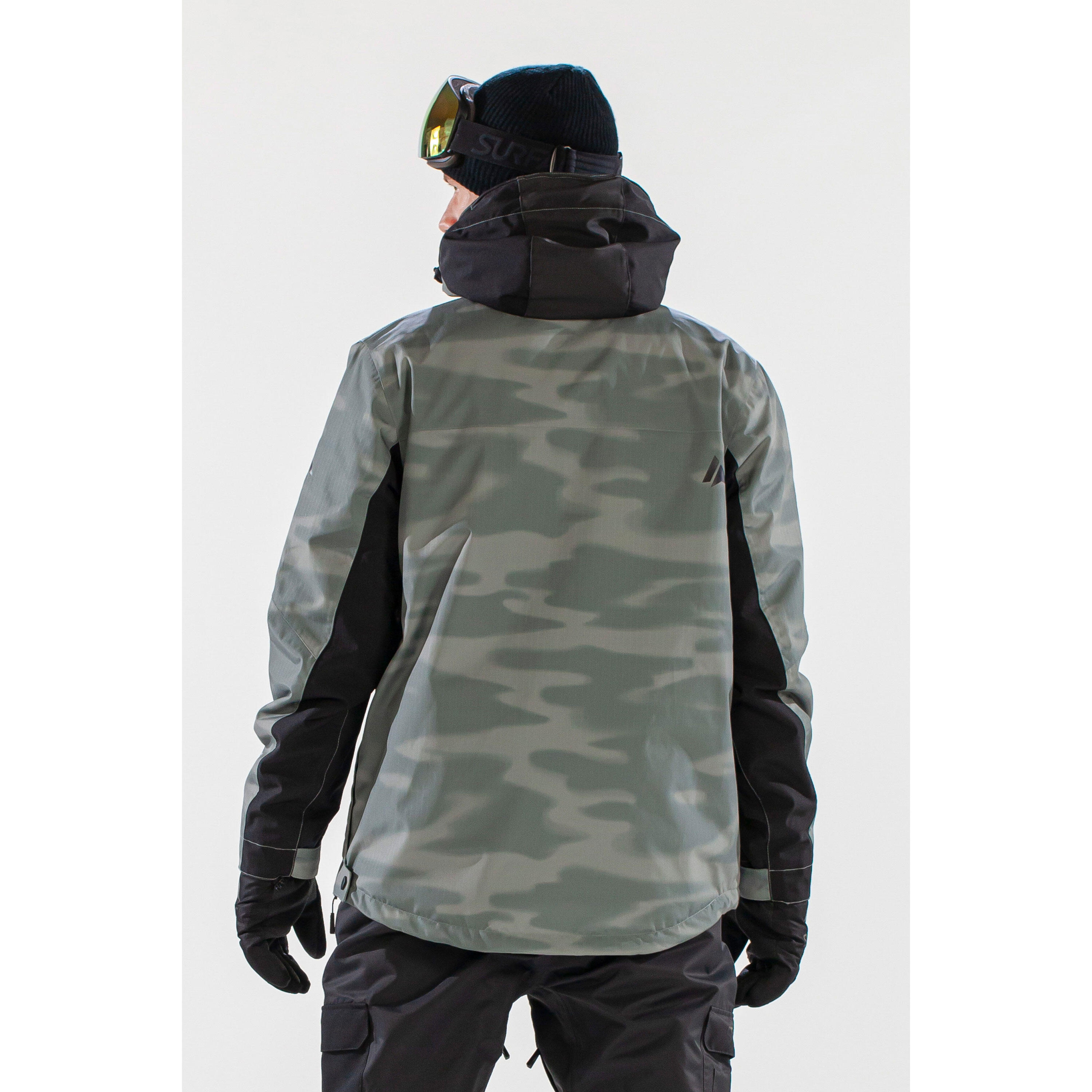 Whiteroom Blurred Camo Ski Jacket Khaki 3/7