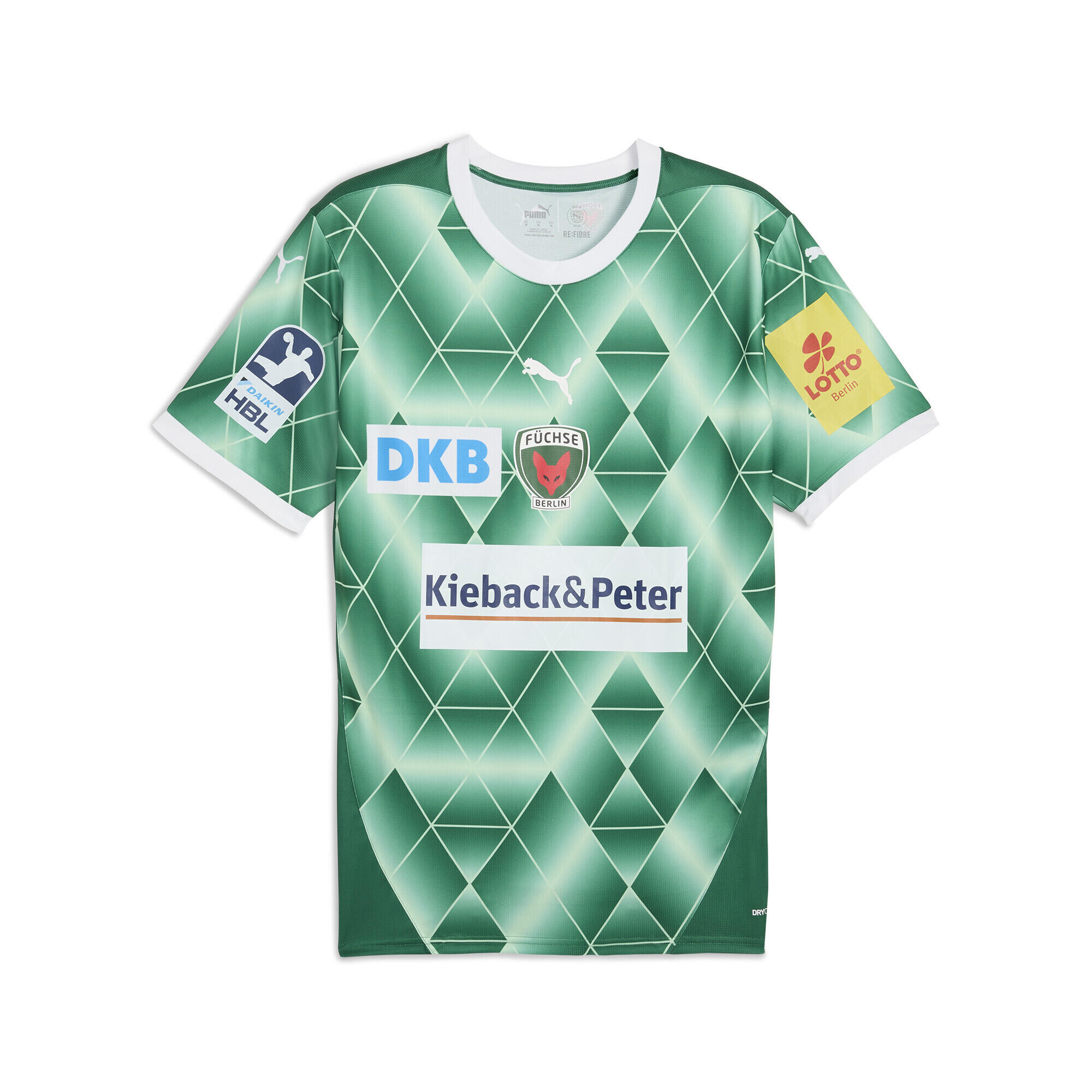 Füchse Berlin 24/25 Heimtrikot Herren PUMA Power Green Fresh Mint 2/4