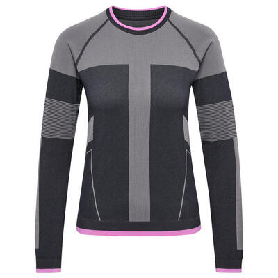 Naadloze lange mouwen t-shirt voor dames hummel
