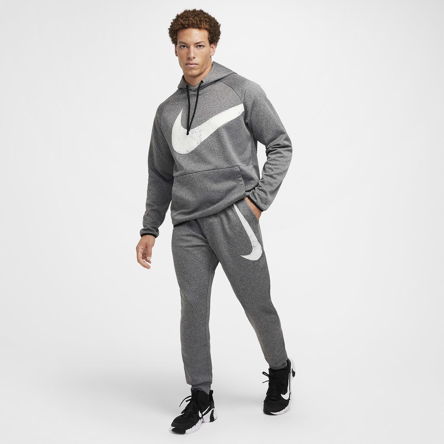 Pantalone uomo nike therma-fit pro - grigio 7/7
