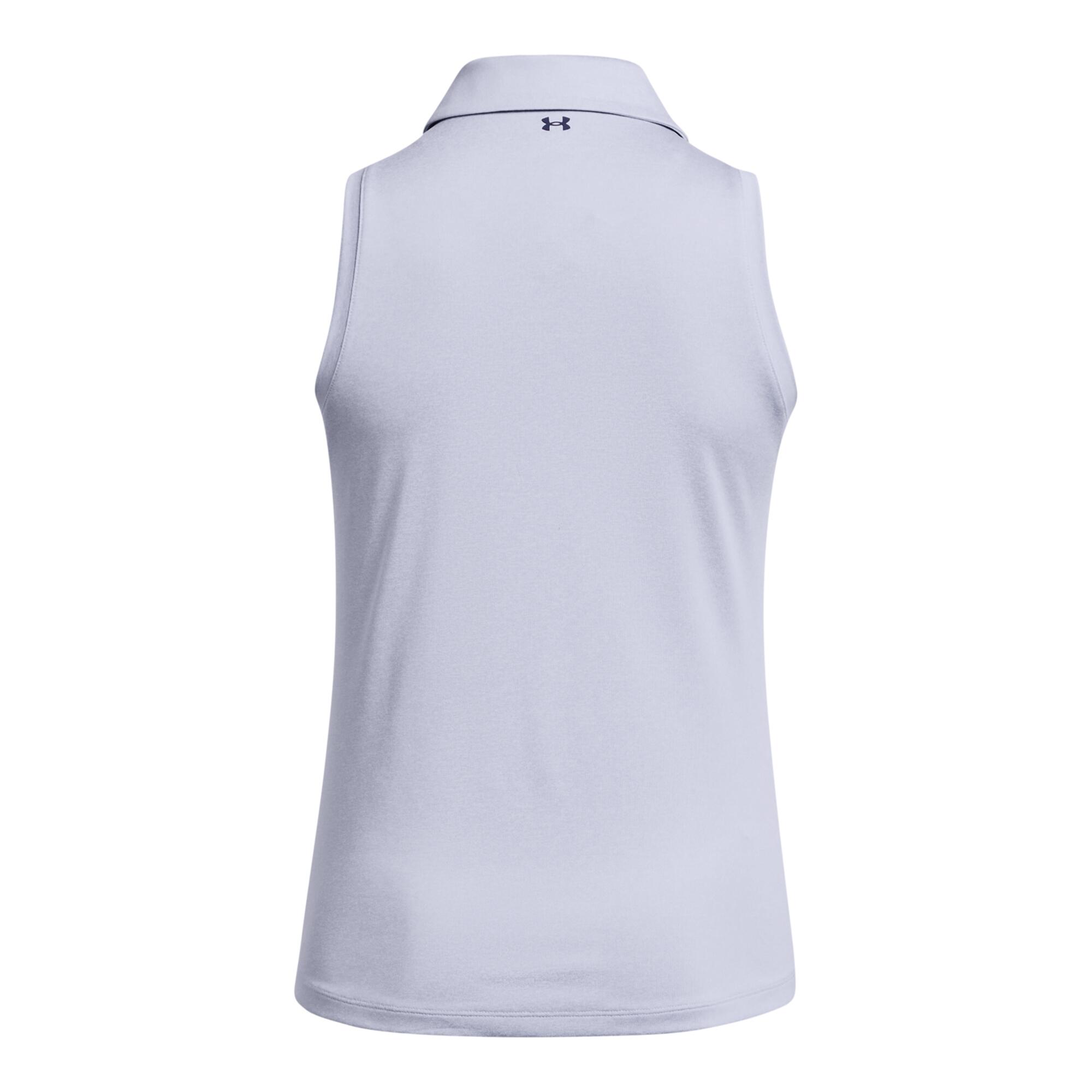 Damespolo zonder mouwen Under Armour Playoff 3/4